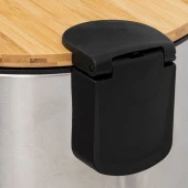 5five Simply Smart Bambu 30 Lt Paslanmaz Çelik Çöp Kovası - 4