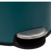 5five Simply Smart Bambu 30 Lt Metal Petrol Mavisi Çöp Kovası - 4