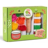 Childgen Doğal Oyun Hamuru Premium Set 4x125 gr Araçlar thumbnail 1