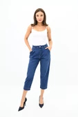 Kadın Mom Kalıp Kot Pantolon 4411-24 - 2