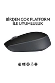 M171 USB Alıcılı Kablosuz Kompakt Mouse - Siyah 910-004424 - 1