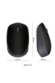 M171 USB Alıcılı Kablosuz Kompakt Mouse - Siyah 910-004424 - 2
