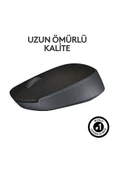 M171 USB Alıcılı Kablosuz Kompakt Mouse - Siyah 910-004424 - 8