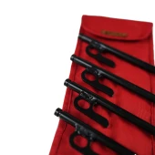 10 Adet Siyah Çadır Çivisi 20 cm ve Taşıma Çantası - 2