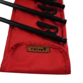 4 Adet Siyah Çadır Çivisi 40 cm ve Taşıma Çantası - 3