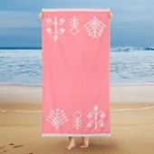 Schafer Home Ethnic 75x150 Plaj Havlusu-Pembe - 1