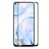 Huawei P40 Lite E 5D Tam Kaplayan Ekran Koruyucu Kırılmaz Cam - 1