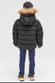 Benittokids Erkek Çocuk Natürel Kürklü Mont 51289 - 7