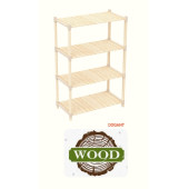 Dogant Wood  Ahşap  4 Lü Ahşap Raf Mobilya - 3