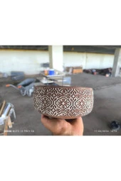 Kare Desen Beton Aranjman, Orkide ve Bonsai Saksısı 08 - 3