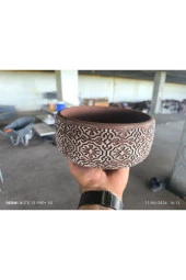 Kare Desen Beton Aranjman, Orkide ve Bonsai Saksısı 08 - 4