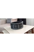 Beton Bonsai saksısı yuvarlak gri eskitme - 8