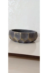 Saf Beton Geometrik Bonsai ve Aranjmana Özel Taş Saksı suya karşı 121 yıl ömürlü 004 thumbnail 2