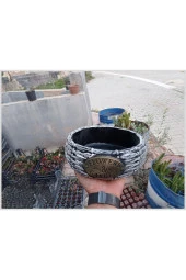 Beton Saksı Özel El Yapımı 0012bb - 1