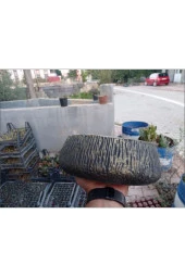 Beton Saksı Özel El Yapımı 0012bb - 1