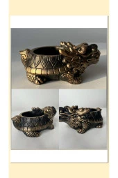 Gold Ejder Saksı - 1