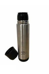 Cooker çelik matara termos - çelik su çay termosu 500 ml. ckr2001 siyah - 3