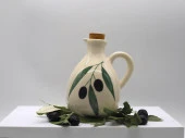 Tardan El Yapımı Zeytin Desenli Yağdanlık/Sosluk - 380ml - 1