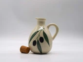Tardan El Yapımı Zeytin Desenli Yağdanlık/Sosluk - 380ml - 4