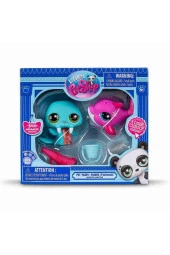 Hasbro Littlest Petshop Figür Minişler 2'li Paket Hayvanlar Fok Balığı-Yunus 00508 (KOLİ İTEMİ S00005264) - 1