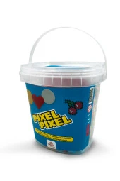 3000 Adet Midi Boncuk Kovada 32 Renk, 4 Adet Boncuk Dizme Tablası-Pixel Pixel PPK300 - 1