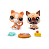 Hasbro Littlest Petshop Figür Minişler 2'li Paket Hayvanlar Kahverengi Kedi-Köpek 00506 (KOLİ İTEMİ S00005264) - 2