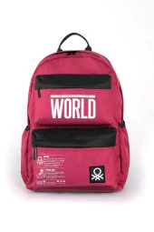 Çocuk Kol Saati Hediyeli Benetton Büyük Kapasiteli Çocuk Okul Çantası B.NT.03833 - 4