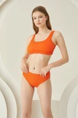 Turuncu Reps Tek Üst Bikini thumbnail 2