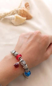 Bileklik Charm Bileklik Nazar Boncuklu Bileklik Kalp Zincir Bileklik 16791 thumbnail 2