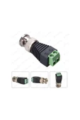 S Line  Vidalı Cat 5/6 Koaksiyel Bnc Kablo Konektörü Kamera Video Balun 2 ADET - 3