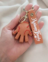 Anahtarlık Silikon El Addams Family Wednesday Film Anahtarlık Çanta Süsü thumbnail 2