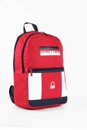 Çocuk Kol Saati Hediyeli Benetton Büyük Kapasiteli Çocuk Okul Çantası B.NT.04287 - 3