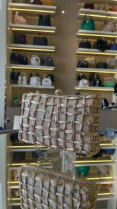 İthal Metal Kafes Model Abiye Çanta - 2