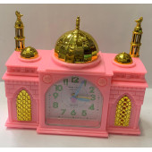 Alarm Sesi Yerine Ezan Oku Çalar Saat Küçük Boy -PEMBE Renk-M1.... - 1