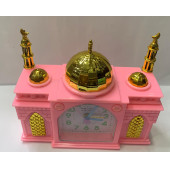 Alarm Sesi Yerine Ezan Oku Çalar Saat Küçük Boy -PEMBE Renk-M1.... - 3