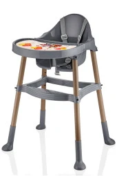 Liabebek Eko Plastik Mama Sandalyesi "Füme" thumbnail 1