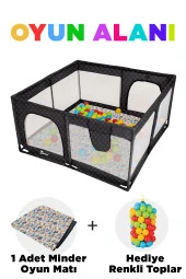 Liabebek Bebek Ve Çocuk Güvenli Oyun Alanı & Oyun Parkı 120X120Cm thumbnail 1