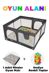 Liabebek Icon Koruyucu Bebek Ve Çocuk Oyun Alanı 120X120Cm thumbnail 1