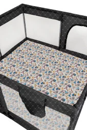 Liabebek Bebek Ve Çocuk Güvenli Oyun Alanı & Oyun Parkı 120X120Cm thumbnail 4