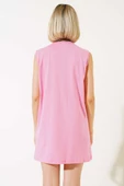 Kolsuz Elbise Pembe - 3