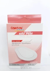 CANSINPLAST YETİŞKİN STERİL GÖZ PEDİ 5'Lİ 532 - 1