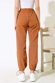 Bel Ve Paça Lastikli Paraşüt Pantolon Camel thumbnail 3