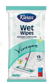 Klerax Tek Kullanımlık Sirkeli Islak Yer Bezi - 1