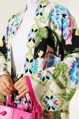Etnik Desen Kimono İkili Takım Yeşil - 4