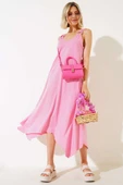 Halka Askılı Elbise Pembe thumbnail 1