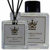 Bambu Çubuklu 2 Adet 100 ML Japon Kiraz Çiceği Oda Kokusu Koku Giderici Ferahlatıcı Hava Temizleyici 2*100 ML - 1