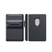 CRD-05 Sade Tasarımlı 2 Hazneli PU Magnetik Standlı Kartlık thumbnail 2