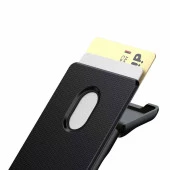 CRD-05 Sade Tasarımlı 2 Hazneli PU Magnetik Standlı Kartlık thumbnail 4