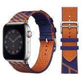 Apple Watch 7 41mm KRD-51 Hasır Kordon thumbnail 1