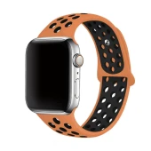Apple Watch 1 2 3 4 5 6 7 8 9 Se Ultra 49/46/45/44/42 mm Kordon KRD-02 Silikon Strap Kayış - 6